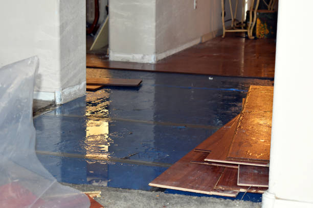 Professional Burst Pipe Water Damage technician working in Conway, MA